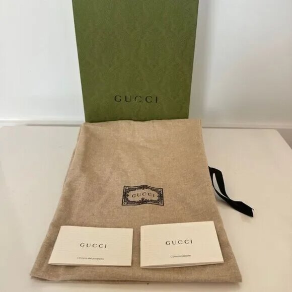 GUCCI Rubber Gucci Logo Womens Platform 20/60mm Slide Sandals 39 Black - Picture 6 of 10